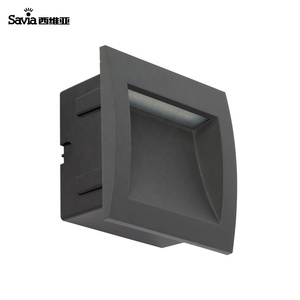 Savia IP65 Waterproof Outside Recessed Square Aluminum SMD <strong>Led</strong> Outdoor Wall <strong>Lights</strong> <strong>Led</strong> Stair Step <strong>Corner</strong> <strong>Light</strong> for Garden Porch - Product Image 2