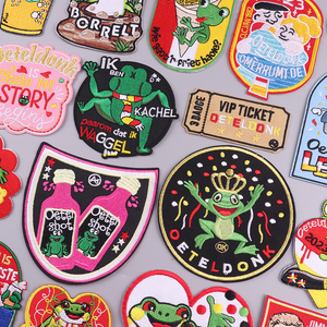 Phong Cách Mới Hà Lan Lễ Hội Sắt Trên Các Bản Vá Lỗi Oeteldonk Biểu Tượng Thêu Vá Cho Quần Áo - Product Image 1