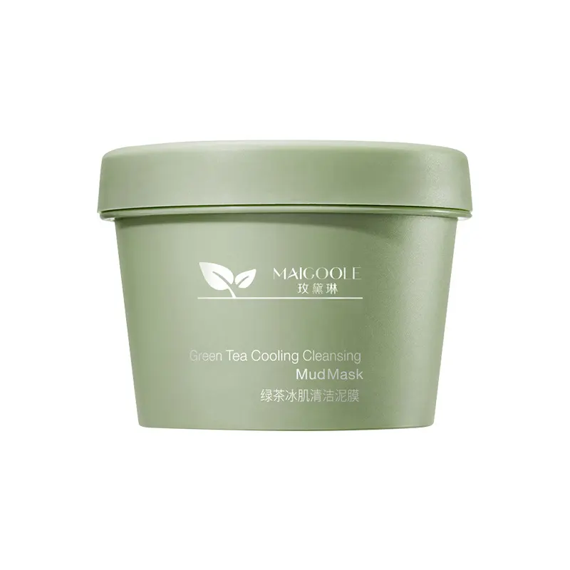 Facial Skin Care Purifying Shrink Pores Moisturizing Green Tea Mud Mask