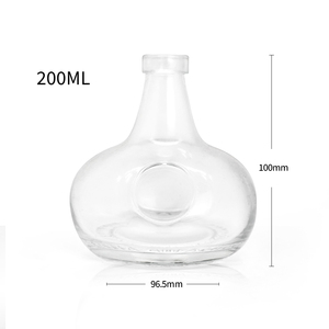 Bouteilles de 200 ml pour <span class=keywords><strong>gin</strong></span>, vodka, spiritueux, bouteilles en verre élégantes, fournisseurs de petites bouteilles de <span class=keywords><strong>gin</strong></span> - Product Image 2