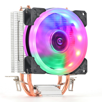 Refroidisseur de processeur pour petits châssis ITX M-ATX ATX E-ATX |   Boîtier d'ordinateur mini haute performance à profil bas avec 4 caloducs, ventilateur 90X90X25MM 2500