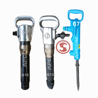 Marteau-piqueur pneumatique APCOM G10 G15 G20, tête en acier inoxydable avec poignée, petit outil minier portable à vendre