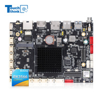 Nouvelle carte mère industrielle Android 15 à processeur RK3566, LPDDR4 2 Go, sortie d'affichage LVDS, quadricœur, open source, avec prise en charge 4K, USB 3.0