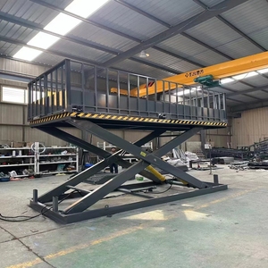 1m 2m 1T 2T Fixed Type Hydraulic <strong>Scissor</strong> Lift Table Electric Lifting Platform for Workshop - Product Image 2