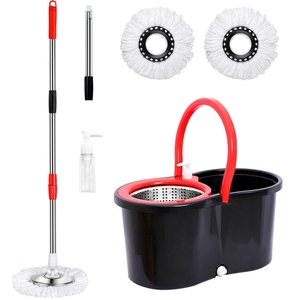 Système de serpillière et seau rotatif Dooso Cleaning Factory avec essoreuse intégrée - Product Image 2