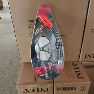 แว่นตาว่ายน้ำกันน้ำสำหรับผู้ใหญ่ Intex 55648 Reef <span class=keywords><strong>Rider</strong></span> พร้อมอุปกรณ์ดำน้ำตื้นและดำน้ำลึก - Product Image 4