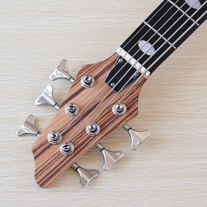 Bajo Eléctrico HUASHENG de 43 Pulgadas y 6 Cuerdas, Instrumento Musical Profesional para Espectáculos de Nogal y Okume - Product Image 5