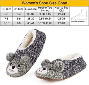 Pantoufles d'hiver confortables et chaudes en fourrure d'animal avec pinces, design personnalisé de haute qualité - Product Image 2