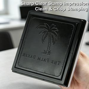 <span class=keywords><strong>Sello</strong></span> <span class=keywords><strong>Personalizado</strong></span> Autoentintable con Mango de Cristal, <span class=keywords><strong>Sello</strong></span> con Logotipo Empresarial para Bolsas de Papel Kraft, Cajas de Regalo y Marca - Product Image 3