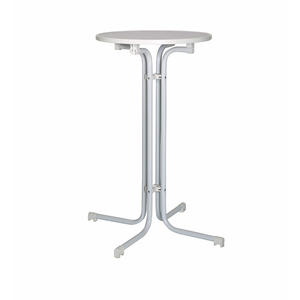 Muebles de plástico plegables para terraza, juego de comedor de plástico blanco, moderno, redondo, para Picnic, café, jardín, aire libre - Product Image 1