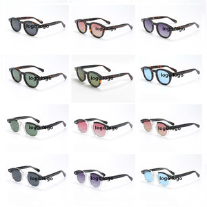 Venta al por mayor hecho a mano lentes de sol hombre mujer diseñador de lujo <span class=keywords><strong>gafas</strong></span> <span class=keywords><strong>Johnny</strong></span> <span class=keywords><strong>Depp</strong></span> sombra polarizada acetato <span class=keywords><strong>gafas</strong></span> de sol para hombres - Product Image 4