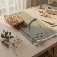Lisami rts voile suisse doux imprimé coton 2yard net broderie + 5yards imprimé somali soudanais toub coton tissu