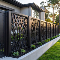 HIMOWAY Bestseller Outdoor Lasergeschnittene Platten Aluminium Edelstahl Industriedesign Gartenzaun Geländer Terrasse Balkon