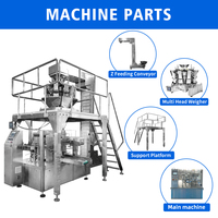 Machine d'emballage pour sachets Doypack refermables de fruits secs, mangues et fraises séchées, mélange d'avoine, fruits secs et noix