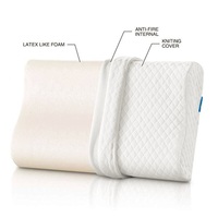 Nackenschmerzen-Linderungskissen aus Memory-Schaum, Ergonomisches Orthopädisches Zervikalkissen, Festes Nackenstützkissen für Betten