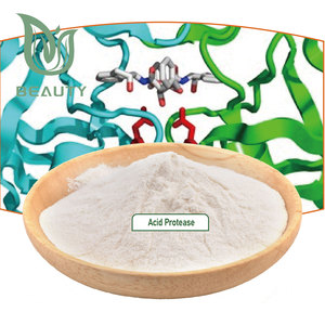 ISO9001 Halal Kosher certificato acido proteasi in polvere ad alta attività <span class=keywords><strong>50</strong></span>,000-200,000 U/g cibo/mangimi/<span class=keywords><strong>Pharma</strong></span> grado enzima tamburo - Product Image 2