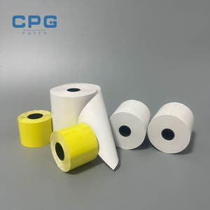 Papel Térmico Ecológico para Punto de Venta, 80x80 mm, 65 g/m², Impresión Trasera, Papel para Caja Registradora para Cafeterías, Aplicaciones de Entrega, Tarjetas de Crédito - Product Image 1