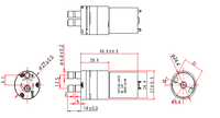 Prix de gros d'usine 370 petit moteur électrique à diaphragme DC mirco Smart mini pompe à eau 6v