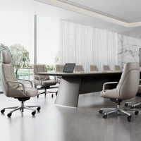 Chaise de bureau de direction ergonomique en cuir véritable de luxe, moderne, pivotante à 360°, inclinable, réglable en hauteur, imperméable