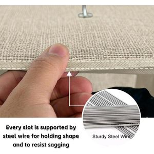 Hanging Shoe Organizer 30 Sections 33x15x85cm Non-Woven Fabric Closet Storage <b>Shelves</b> Space Saving Behind Door - Product Image 5