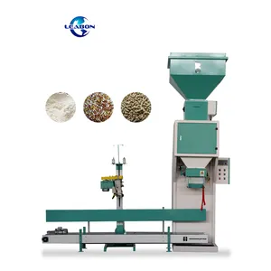 Máquina de llenado y embalaje automático, para pesaje Industrial, bolsa de arroz, máquina de embalaje de Pellet de alimentación de madera de trigo