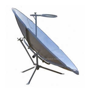 Cuisinière <span class=keywords><strong>solaire</strong></span> thermique ronde de 1,5 mètre de diamètre, 1500W, pour faire bouillir de l'eau, faire cuire le porridge, les pains vapeur, faire griller et faire sauter les aliments - Product Image 1