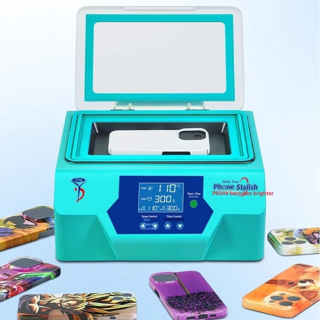 3D Sublimation Vacuum Machine DP208 for iPhone 171615 Pro Heat Transfer Press DIY Phone Case Printing