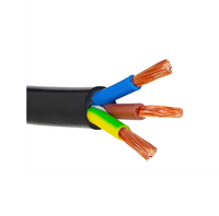 Dreikerniges Kupfer-PVC-Isoliertes Industrielles Kraftwerks-Stromkabel