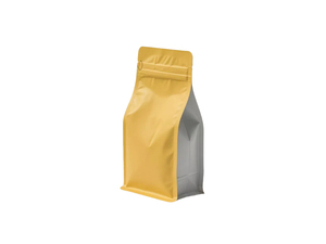 Envasado de alimentos Bolsa de fondo plano personalizada Cierre de cremallera Bolsas de café de fondo plano con válvula - Product Image 3