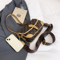 Sac carré rétro de style français JINZE3009, sac à main bandoulière de créateur, sac minimaliste à sangle unique