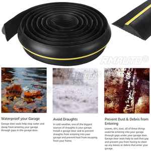 Bande de joint d'étanchéité en caoutchouc PVC spécial pour seuil de porte de garage, 1,5 m/2 m/3 m/5 m, étanche et anti-poussière - Product Image 3