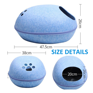 Cuccia Morbida e Calda in Peluche, Comoda Casa per <span class=keywords><strong>Gatti</strong></span> Domestici e Gattini Carini - Product Image 5