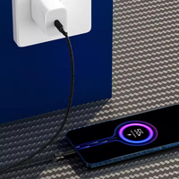 Câble USB C 1M/1.5m/2M en nylon tressé PD60W 100W Charge rapide Type C vers C pour Samsung pour iPhone 16 15 Transfert de données haute vitesse