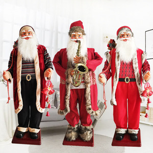 Prodotti all'ingrosso <span class=keywords><strong>di</strong></span> alta qualità <span class=keywords><strong>il</strong></span> Babbo <span class=keywords><strong>Natale</strong></span> elettrico può suonare <span class=keywords><strong>il</strong></span> sassofono e ballare. - Product Image 1