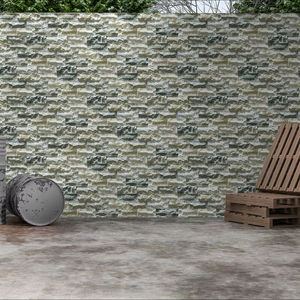 Azulejos de pared de cerámica de elevación | Azulejos exteriores digitales de alta profundidad de 300x450mm para hogares y baños modernos - Product Image 1