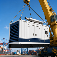 Groupe électrogène diesel silencieux de type conteneur Bobig de 60 kW, 80 kW, 150 kW, 200 kW, 500 kW, 800 kW, 1000 kW, haute puissance, fabriqué par un fabricant