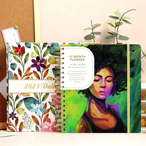 En gros 2024 A5 Agenda Planificateur Cahier Journal Personnalisé Belle Fille Noire Argent <span class=keywords><strong>Calendrier</strong></span> Organisateur <span class=keywords><strong>Pas</strong></span> <span class=keywords><strong>Cher</strong></span> Beau Cadeau - Product Image 3