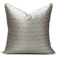 Gris argent géométrique art Design jeter taie d'oreiller Premium hôtel décoration de la maison canapé housse de coussin