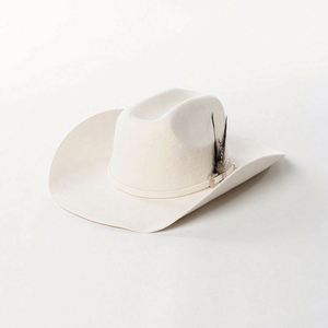 Wholesale Luxury High Quality Customize Old School Camo Felt Bulk Australia Wool Wooly Vintage Cowboy Men <b>Hat</b> With Feather <b>Band</b> - Product Image 4