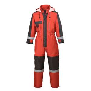 PORTWEST - S585RERXXL Overol rojo de invierno-EAN 5036108217489 PROTECCIÓN TODO TIEMPO - Product Image 1