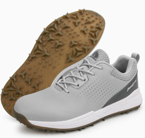 <b>Men</b> Golf <b>Shoes</b> Breathable PU Upper <b>Waterproof</b> TPU Outsole Spike Golfing Sneakers Training Course Footwear - Product Image 4