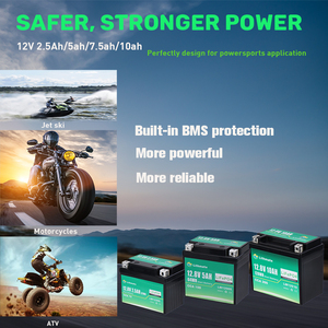 Sıcak satış powersports lityum demir fosfat pil 12v 2.5ah 5ah lifepo4 lifepo4 motosiklet piller - Product Image 5
