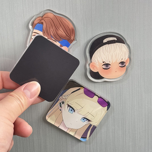 Simpatici <span class=keywords><strong>magneti</strong></span> in acrilico trasparente per frigo <span class=keywords><strong>personalizzati</strong></span> magnetici in acrilico <span class=keywords><strong>con</strong></span> cornice personalizzata calamita acrilica personalizzata - Product Image 5