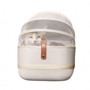 Échantillon gratuit, nouveau design, sac de transport pour chat 2 en 1, portable, extensible, pour voyages en plein air - Product Image 2