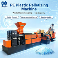Ligne de granulation de plastique à économie d'énergie de 20 % pour le recyclage des films et sacs en PP/PE, machine de fabrication de granulés en deux étapes