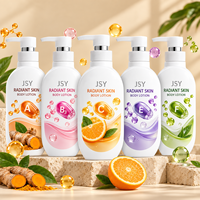 Koleksi Lotion Tubuh Vitamin 500ml dengan Varian A, B3, C, E, dan F untuk Melembapkan Kulit Kering dan Kulit Lembut Bercahaya Label Pribadi