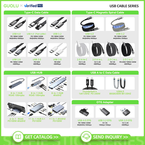 Hub USB de 4 Puertos de Aleación de Aluminio GL con Puertos Duales USB-C y USB 3.0, Divisor de Datos Portátil para Laptop/PC/Tablet, en Stock - Product Image 3
