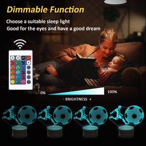 Lampe de Table LED 3D Illusion Acrylique pour Groupes de Fans Garçons, Cadeau de Saint-Valentin en Gros - Product Image 5
