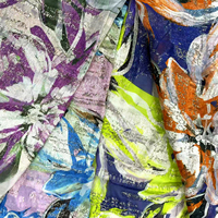 Vente en gros de robes pour filles Tissu 100% polyester Écologique Fleur Jacquard Soie Organza Lurex avec finition métallisée Vente en gros
