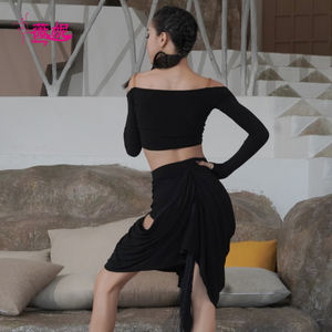 Abiti da Ballo Latino Vennystyle Unici dalle Migliori Prestazioni in Saldo Nuovo Completo da Allenamento Monospalla con Frange Due Pezzi per Adulti - Product Image 3